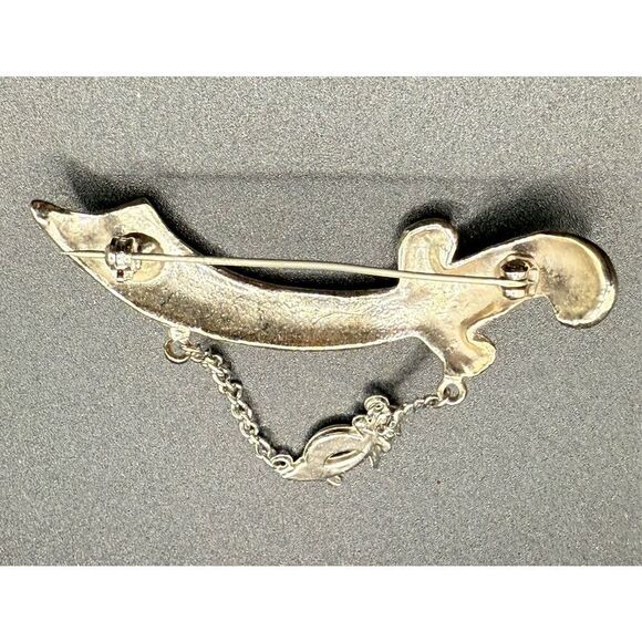 Masonic Shriners Crescent Moon & Scimitar Brooches Set of 2 Vintage - Picture 6 of 6